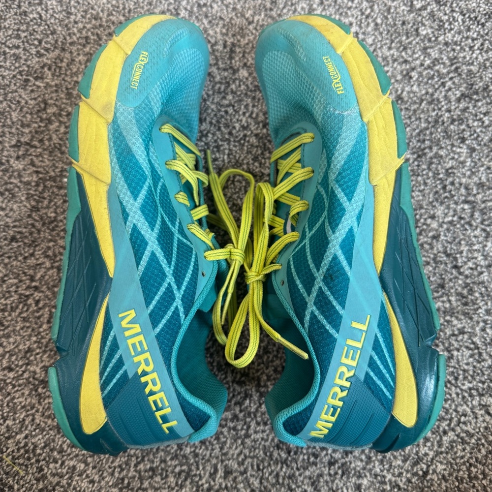 Merrell Sneaker Running Shoes FlexConnect Blue Trail Women’s 8 - Picture 5 of 9